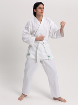 Кимоно для каратэ Leomik Standard белое, рост 160 см - Фото 38