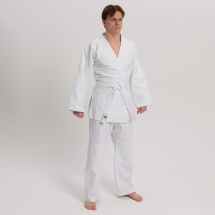 Кимоно для дзюдо Leomik Standard белое, рост 160 см, размер 46 - Фото 11