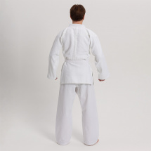 Кимоно для дзюдо Leomik Standard белое, рост 160 см, размер 46 - Фото 15