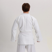 Кимоно для дзюдо Leomik Standard белое, рост 160 см, размер 46 - Фото 17
