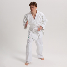 Кимоно для дзюдо Leomik Standard белое, рост 160 см, размер 46 - Фото 14