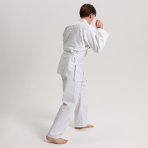 Кимоно для дзюдо Leomik Standard белое, рост 160 см, размер 46 - Фото 13