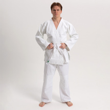Кимоно для дзюдо Leomik Standard белое, рост 160 см, размер 46 - Фото 12