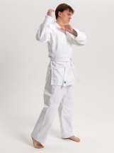 Кимоно для дзюдо Leomik Standard белое, рост 165 см, размер 48 - Фото 37