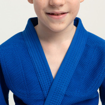 Кимоно для дзюдо Leomik Standard синее, рост 135 см, размер 36 - Фото 3