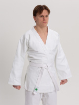 Кимоно для дзюдо Leomik Training белое, рост 160 см, размер 46 - Фото 45