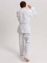 Кимоно для дзюдо Leomik Training белое, рост 160 см, размер 46 - Фото 39