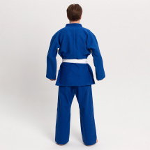 Кимоно для дзюдо Leomik Training синее, рост 165 см, размер 48 - Фото 23
