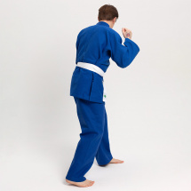 Кимоно для дзюдо Leomik Training синее, рост 165 см, размер 48 - Фото 21
