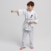 Кимоно для кудо Leomik Training белое, размер 38, рост 145 см - Фото 5