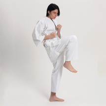 Кимоно для кудо Leomik Training белое, размер 44, рост 160 см - Фото 7