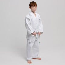 Кимоно для рукопашного боя Leomik Training белое, размер 32, рост 130 см - Фото 14