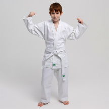 Кимоно для рукопашного боя Leomik Training белое, размер 32, рост 130 см - Фото 16