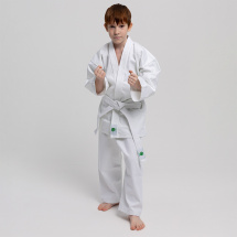 Кимоно для рукопашного боя Leomik Training белое, размер 32, рост 130 см - Фото 18