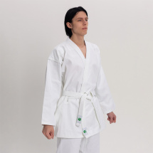 Кимоно для рукопашного боя Leomik Training белое, размер 44, рост 160 см - Фото 9