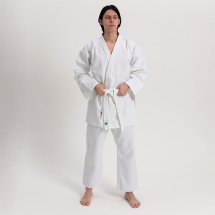 Кимоно для рукопашного боя Leomik Training белое, размер 44, рост 160 см - Фото 3