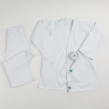 Кимоно для рукопашного боя Leomik Training белое, размер 46, рост 165 см - Фото 11