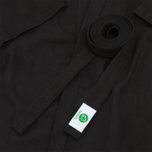 Кимоно для рукопашного боя Leomik Training черное, рост 130 см - Фото 13