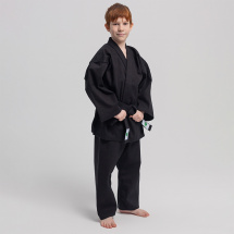 Кимоно для рукопашного боя Leomik Training черное, рост 130 см - Фото 17