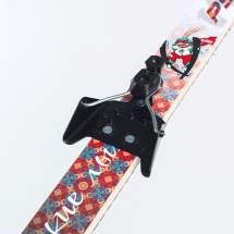 Беговые подростковые лыжи Маяк из дерево-пластика 140 см с креплением NN75, красно-белые