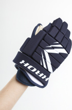 Перчатки хоккейные детские KROK, синие, размер 9 (ростовка 115-130 см)