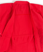 Кимоно (куртка) для самбо Leomik Training красное, размер 30, рост 120 см - Фото 36