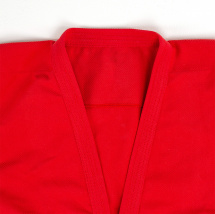Кимоно (куртка) для самбо Leomik Training красное,  размер 32, рост 125 см - Фото 13