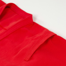 Кимоно (куртка) для самбо Leomik Training красное,  размер 32, рост 125 см - Фото 16