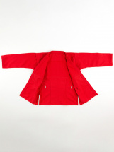 Кимоно (куртка) для самбо Leomik Training красное,  размер 32, рост 125 см - Фото 34