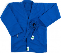 Кимоно (куртка) для самбо Leomik Training синее, размер 26, рост 110 см - Фото 31