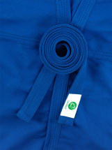 Кимоно (куртка) для самбо Leomik Training синее, размер 26, рост 110 см - Фото 38