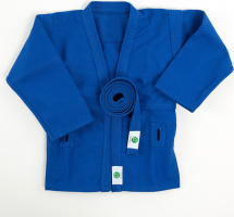 Кимоно (куртка) для самбо Leomik Master синее, размер 40, рост 145 см - Фото 10