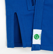 Кимоно (куртка) для самбо Leomik Master синее, размер 40, рост 145 см - Фото 19