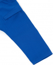 Кимоно (куртка) для самбо Leomik Master синее, размер 40, рост 145 см - Фото 40
