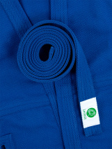 Кимоно (куртка) для самбо Leomik Master синее, размер 44, рост 155 см - Фото 38