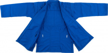 Кимоно (куртка) для самбо Leomik Master синее, размер 46, рост 160 см - Фото 11
