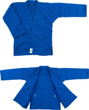 Кимоно (куртка) для самбо Leomik Master синее, размер 46, рост 160 см - Фото 31