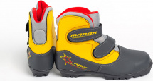 Ботинки лыжные MARAX MXN-Kids, серо-желтый, размер 30 - Фото 12