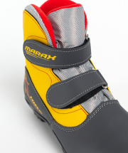 Ботинки лыжные MARAX MXN-Kids, серо-желтый, размер 33 - Фото 38