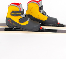 Ботинки лыжные MARAX MXN-Kids, серо-желтый, размер 35