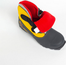 Ботинки лыжные MARAX MXN-Kids, серо-желтый, размер 36