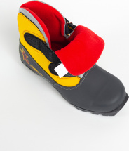 Ботинки лыжные MARAX MXN-Kids, серо-желтый, размер 39
