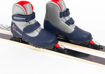 Ботинки лыжные MARAX MXN-Kids, сине-серебро, размер 34 - Фото 33