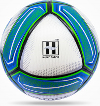 Мяч футбольный VAMOS CAMPO PRO № 4 матчевый, бело-бирюзово-серебристый - Фото 12