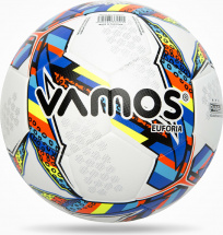 Мяч футбольный VAMOS EUFORIA HYBRID № 5 матчевый, бело-сине-красный - Фото 11
