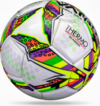 Мяч футбольный VAMOS FUSION FUTSAL № 4 профессиональный, бело-желто-зеленый - Фото 11