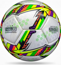 Мяч футбольный VAMOS FUSION FUTSAL № 4 профессиональный, бело-желто-зеленый - Фото 13