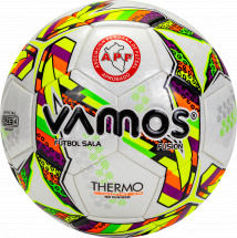 Мяч футбольный VAMOS FUSION FUTSAL № 4 профессиональный, бело-желто-зеленый - Фото 10