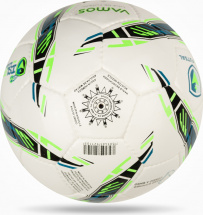 Мяч футбольный VAMOS LIGA DE FUTSAL №4 профессиональный, бело-салатово-черный - Фото 14