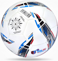 Мяч футбольный VAMOS ELITE FUTSAL № 4 футзальный, бело-синий - Фото 13
